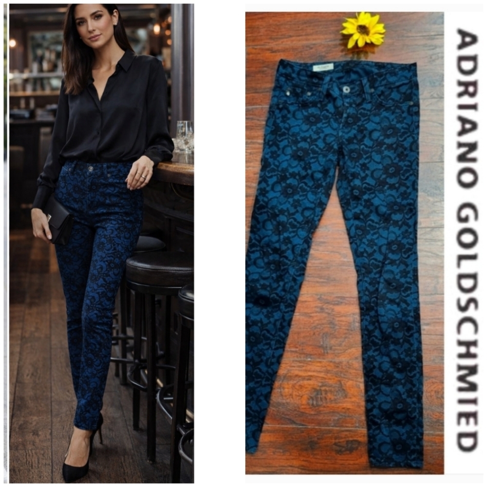 AG Adriano Goldschmied VELET Floral Pants /LEGGINGS